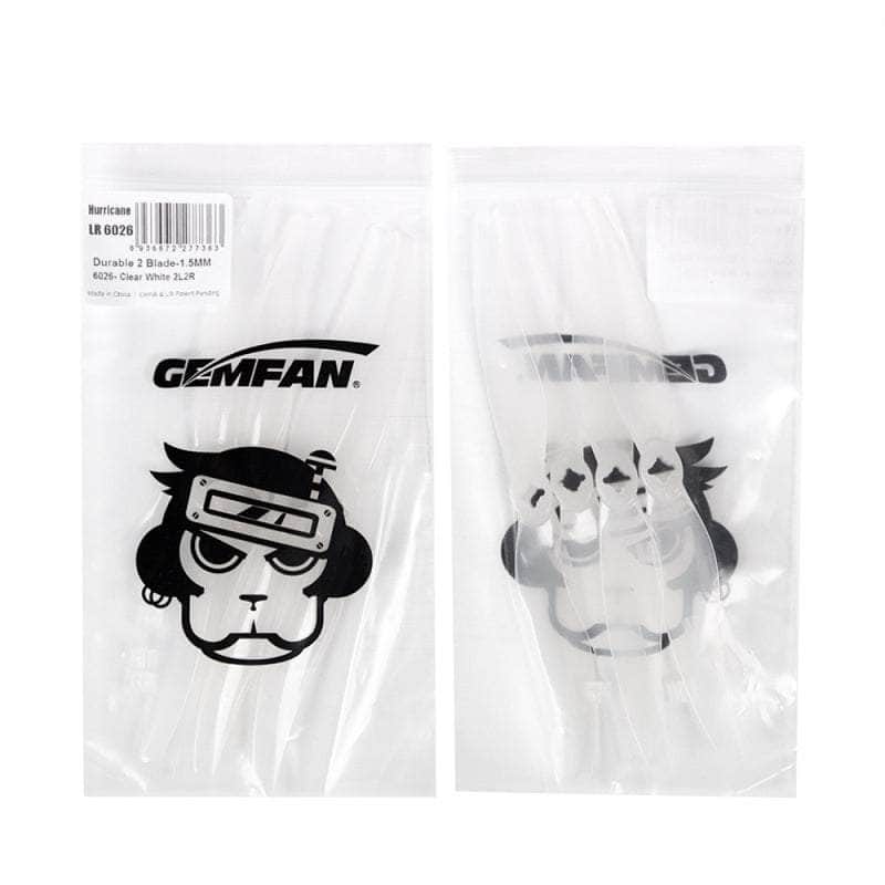 GEMFAN Prop Gemfan Hurricane LR 6026-2 Bi-Blade 6" Prop 4 Pack (5mm) - Choose Your Color