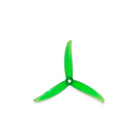GEMFAN Prop Clear Green Gemfan Vannystyle 5136 Tri-Blade 5" Prop 4 Pack - Choose Color