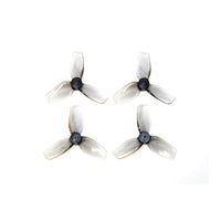 HQPROP Prop Grey HQ Prop 31MMX3 Tri-Blade 31mm Micro/Whoop Prop 4 Pack (1mm Shaft) - Choose Your Color