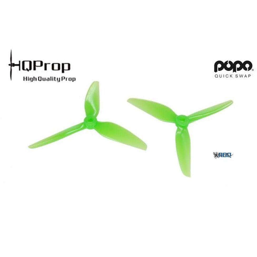 HQPROP Prop Light Green HQ Prop 5.1x4.1x3 POPO Compatible Tri-Blade 5" Prop 4 Pack - Choose Your Color