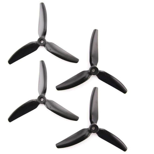 HQPROP Prop Black HQ Prop 5x4.3x3 V1S Tri-Blade 5" Prop 4 Pack - Choose Your Color