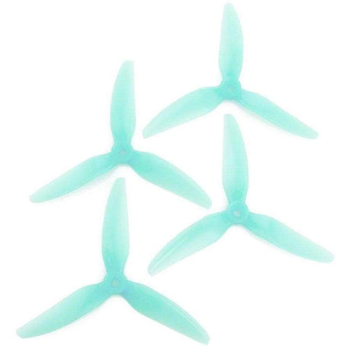 HQPROP Prop Blue HQ Prop 5x4.5x3 V1S Tri-Blade 5" Prop 4 Pack - Choose Your Color