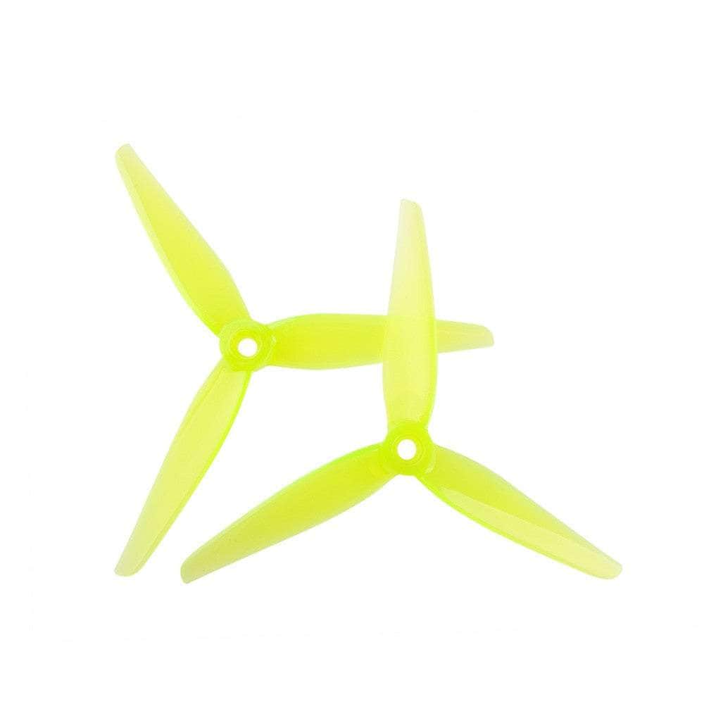 HQPROP Prop Yellow HQ Prop R35 5.1x3.5x3 Tri-Blade 5" Prop 4 Pack - Choose Color