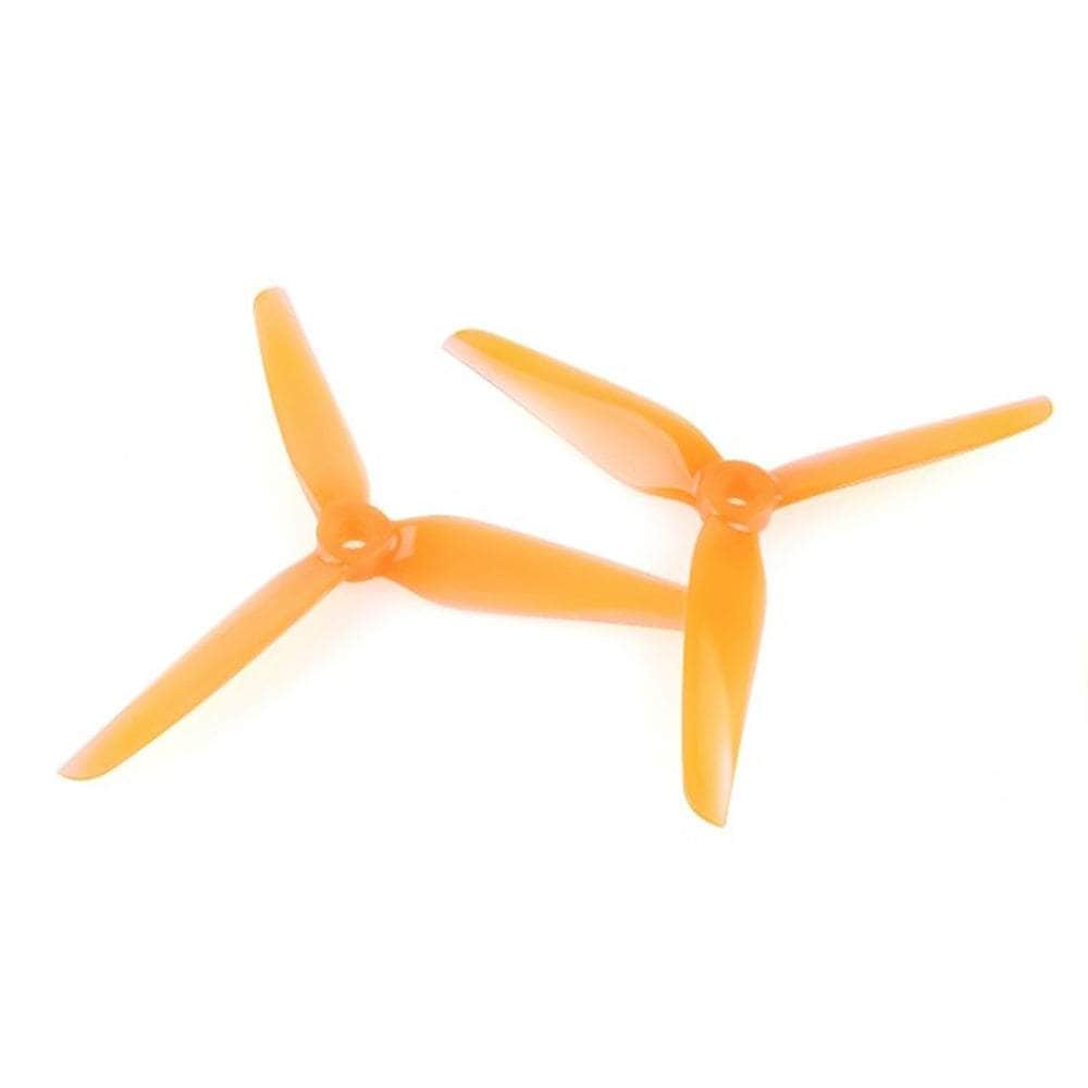 HQPROP Prop Orange HQ Prop R38 HeadsUp Racing 5.1x3.8x3 Tri-Blade 5" Prop 4 Pack - Choose Your Color