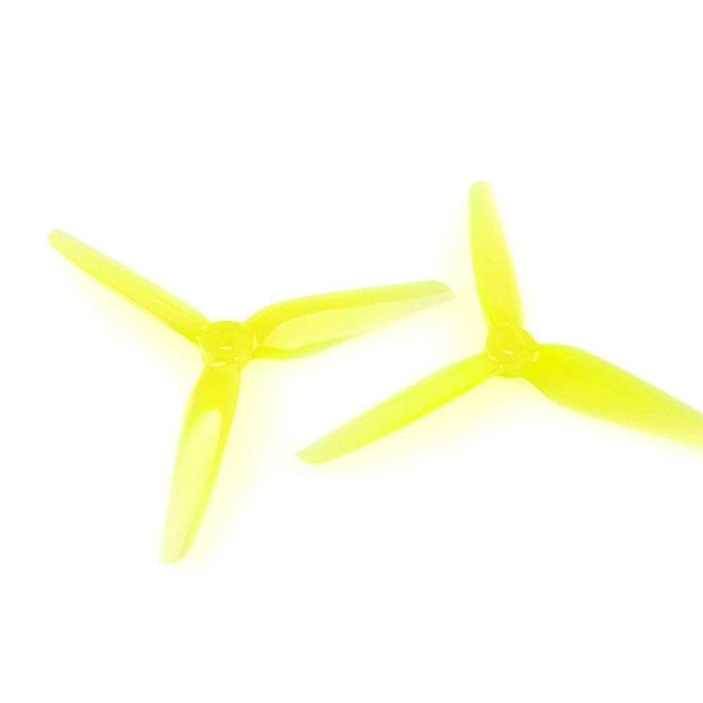 HQPROP Prop Yellow HQ Prop R38 HeadsUp Racing 5.1x3.8x3 Tri-Blade 5" Prop 4 Pack - Choose Your Color