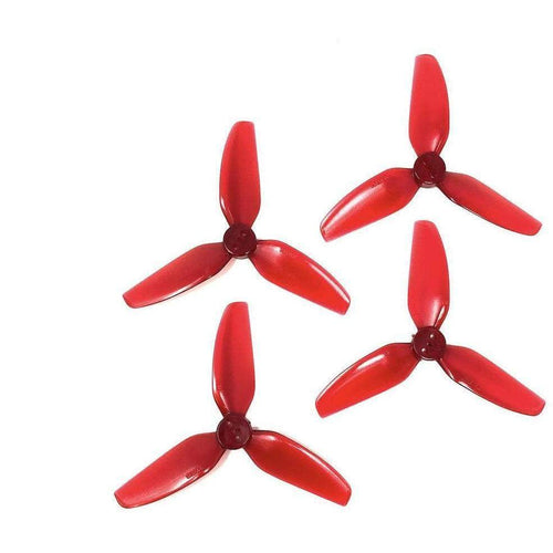 HQPROP Prop Red HQ Prop T3x3x3 PC Durable Tri-Blade 3" Prop 4 Pack (3 Hole) - Choose Your Color