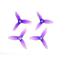 HQPROP Prop Purple HQ Prop V1S 3x4x3 Tri-Blade 3" Prop 4 Pack - Choose Your Color