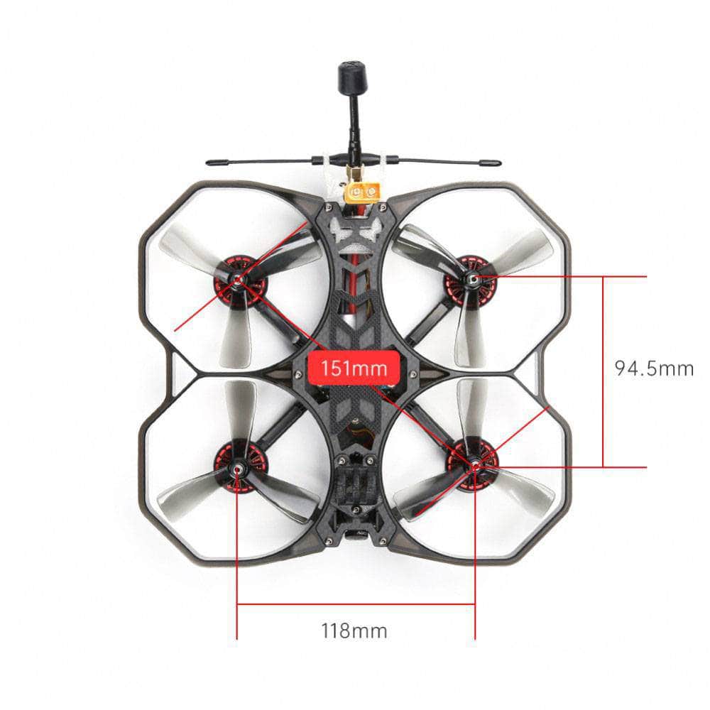 IFLIGHT Quad ELRS iFlight BNF Protek35 Analog 4S 3.5" Quad  - Choose Receiver Type