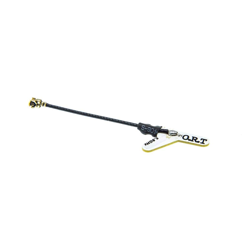 ORT Antenna White / 50mm ORT Micro Vee 5.8GHz U.FL Antenna - Linear - Choose Your Color and Length