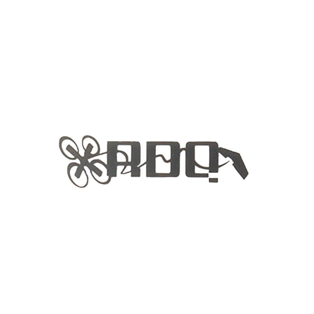 RaceDayQuads Dark Gray RDQ Logo Sticker Decal V2 - Choose Your Color