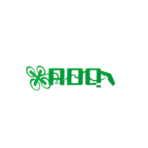 RaceDayQuads Green RDQ Logo Sticker Decal V2 - Choose Your Color