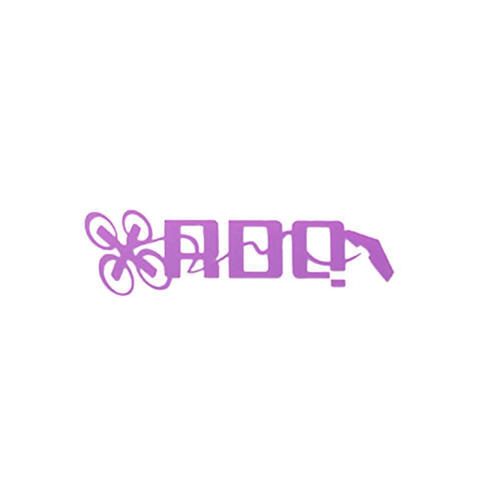 RaceDayQuads Light Pink RDQ Logo Sticker Decal V2 - Choose Your Color