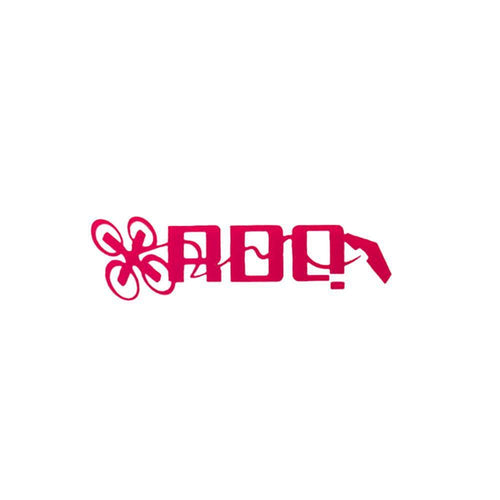 RaceDayQuads Pink RDQ Logo Sticker Decal V2 - Choose Your Color