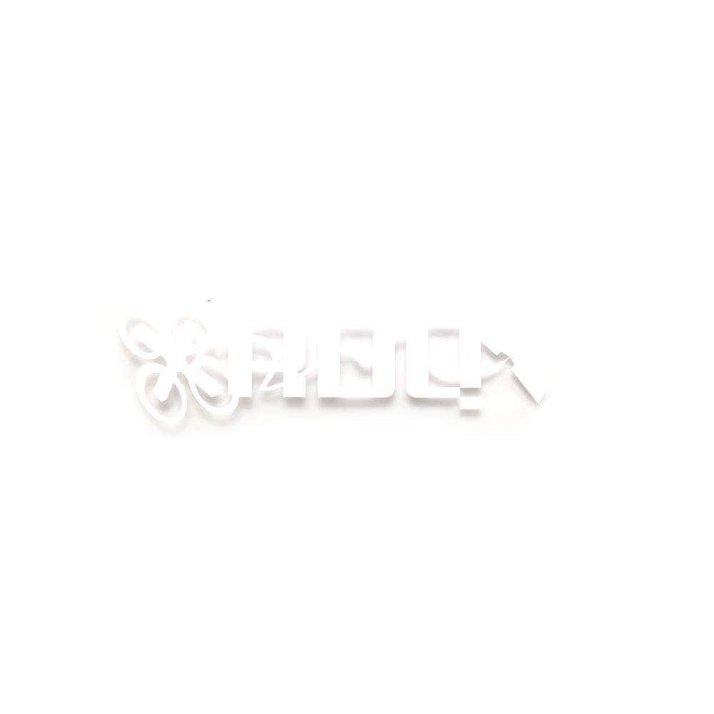RaceDayQuads White RDQ Logo Sticker Decal V2 - Choose Your Color