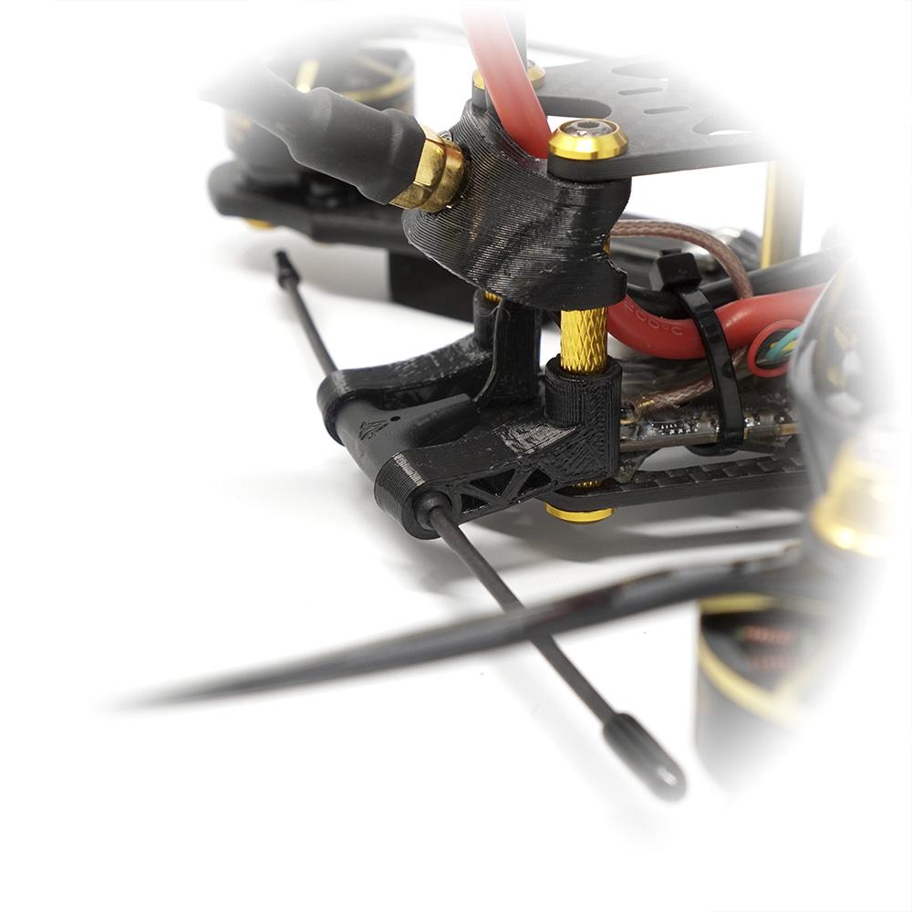 RDQ 3D Printed Products Standoff T Antenna Holder Mount 2 Pack for Crossfire and R9 - 3D Printed TPU - Choose Your Color