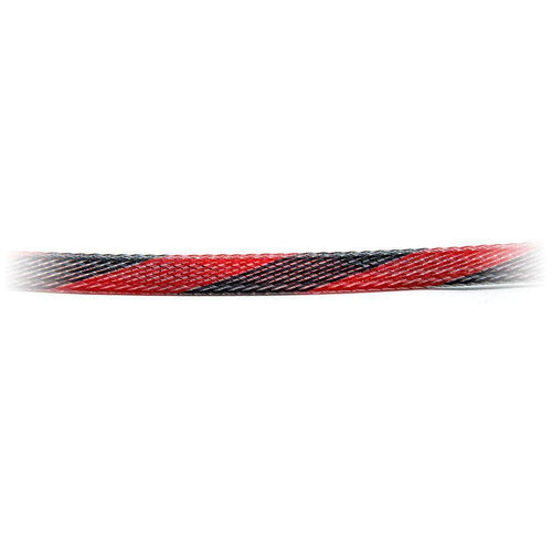 TECHFLEX Hardware Deadpool (Maroon + Black) RDQ 3/8'' x 2ft. Braided Mesh Wire Wrap for ESC and Motor Wires